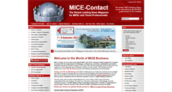 Desktop Screenshot of mice-contact.com